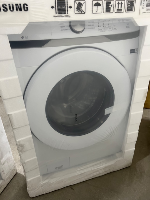 Photo 3 of SAMSUNG 4.5 Cu. Ft. White Front Load Washer - factory sealed