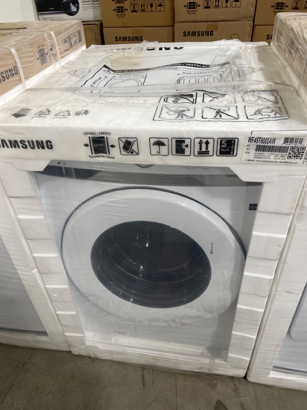 Photo 2 of SAMSUNG 4.5 Cu. Ft. White Front Load Washer