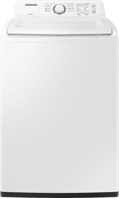 Photo 1 of Samsung - 4.0 cu. ft. High-Efficiency Top Load Washer with ActiveWave Agitator and Soft-Close Lid - White ELECTRIC 