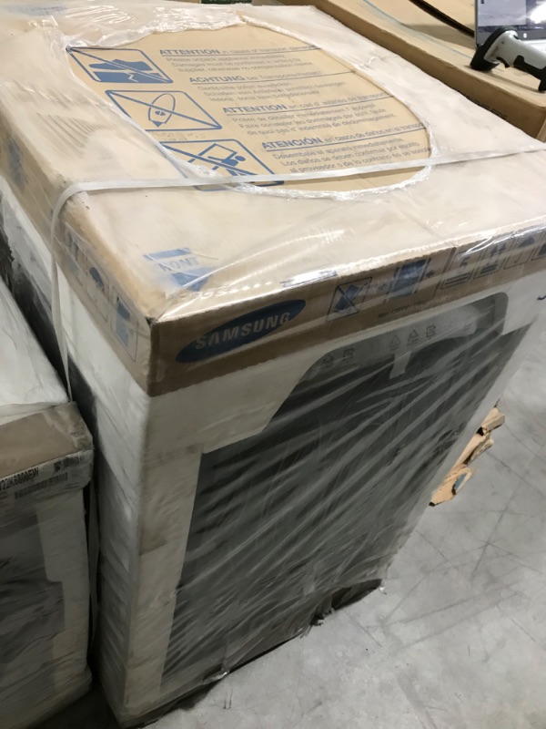 Photo 1 of Samsung DVE52M8650V - Dryer - freestanding - width: 27 in - depth: 30.2 in - height: 42.4 in - front loading - black stainless steel