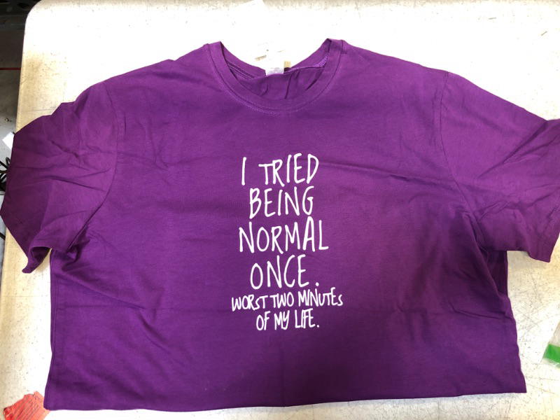 Photo 1 of PURPLE T SHIRT SIZE XL