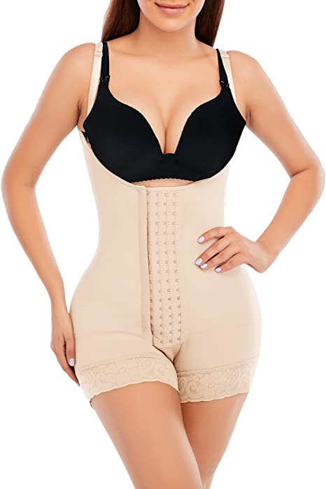 Photo 1 of SHAPERX Shapewear Tummy Control Fajas Colombianas High Compression Body Shaper for Women Butt Lifter Thigh Slimmer SIZE 2XL
