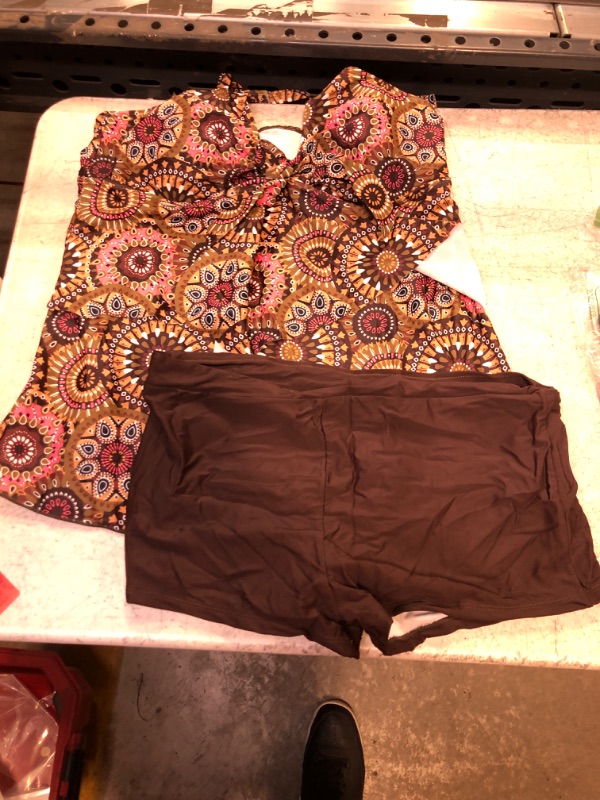 Photo 1 of 2 PIECE BATHING SUIT 
2XL 