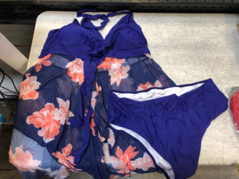 Photo 1 of 2 PIECE BATHING SUIT 
SIZ XLARGE 