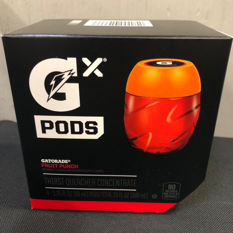 Photo 4 of Gatorade GX Fruit Punch Flavor Pod - 13 fl oz Pod Bottle 2 pack BB OCT/22