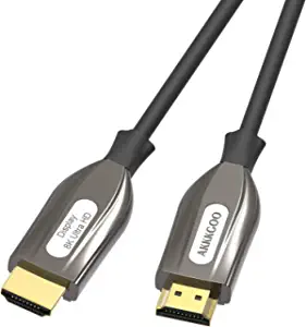 Photo 1 of AKKKGOO 8K Fiber Optic HDMI Cable 33ft, Support 8K@60Hz, 4K@120Hz, 48Gbps, Dynamic HDR, 3D, eARC, Dolby Vision, HDCP2.2, 4:4:4, Compatible with PC PS4 SetTop Box HDTV Projector (10m)
