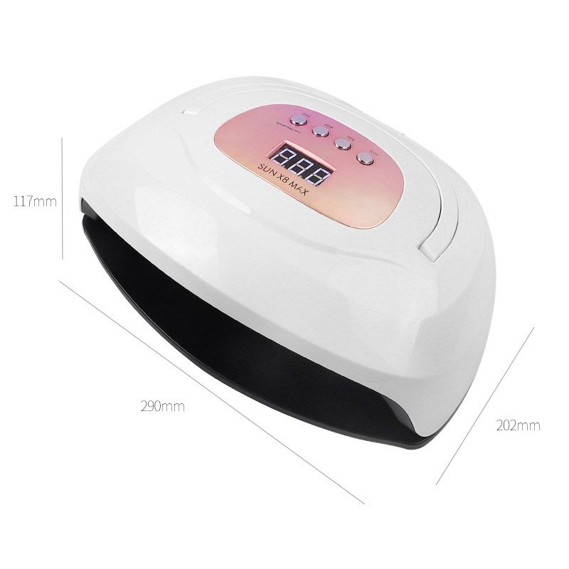 Photo 1 of 120W SUN X8 Max UV LED Nail Lamp Salon Nail Dryer 57 LEDs Fast Cure All Nail Gel Polish 10S 30S 60S 99S Powerful Nail Lamp Dryer
