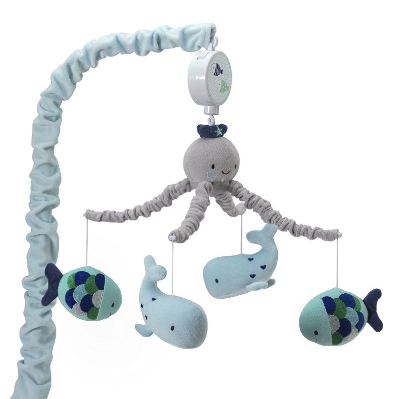 Photo 1 of Lambs & Ivy Oceania Musical Nursery Crib Mobile - Ocean, Whale, Underwater Theme
