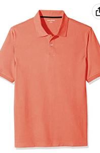 Photo 1 of Amazon Essentials Men's Regular-Fit Cotton Pique Polo Shirt
size XL