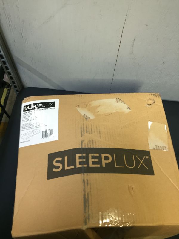 Photo 3 of SleepLux Twin Air Mattress with Built-in AC Pump 15 Raised Inflatable Airbed Includes Built-in Pillow and USB Charge (possible hole) (unable test in facilities)