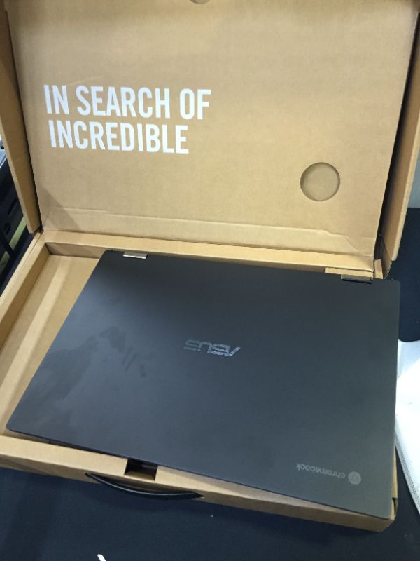 Photo 4 of ASUS Chromebook Flip CM5 15.6" 2-in-1 Touch,R3 3250C,4GB,64GB EMMC,ChromeOS,Gray
(turns on, needs to be setup)