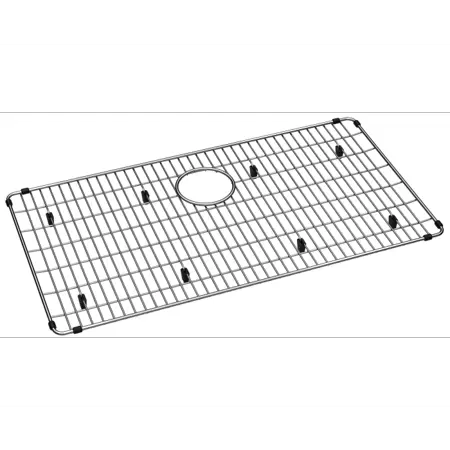 Photo 1 of 28.25 in. x 15.25 in. Bottom Grid for Kitchen Sink in Stainless Steel
