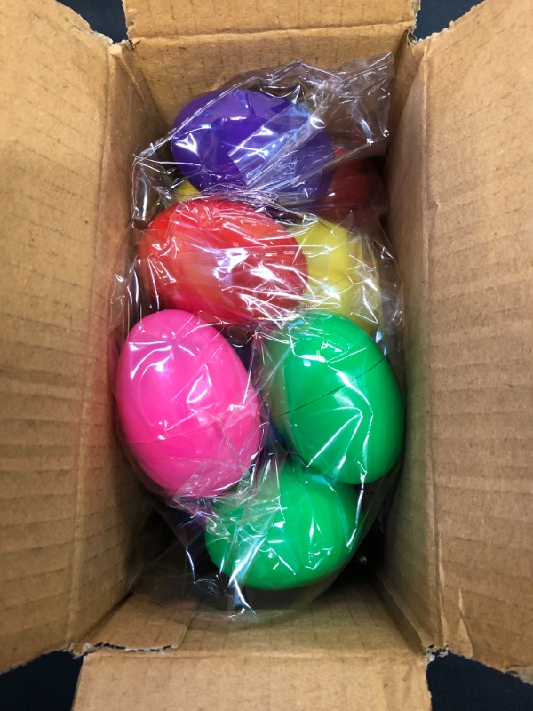 Photo 1 of Colorful Prefilled Easter Eggs with Squishy Toys for Kids (2.5 in, 12 Pack)
