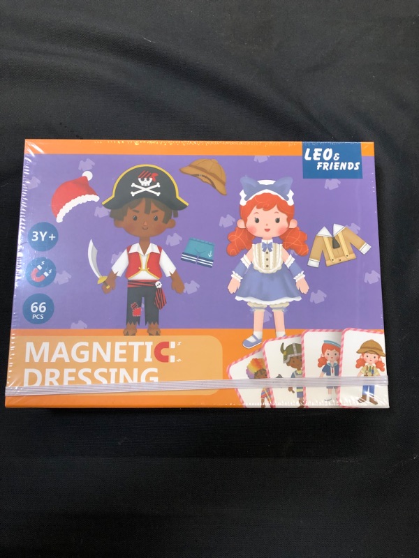 Photo 1 of Steventoys Magnetic Dress-Up Dolls Puzzle Games for Toddler,Pretend Play Set,Educational Montessori Toys for Kids Baby Boys Girls Aged 3-6 Years
