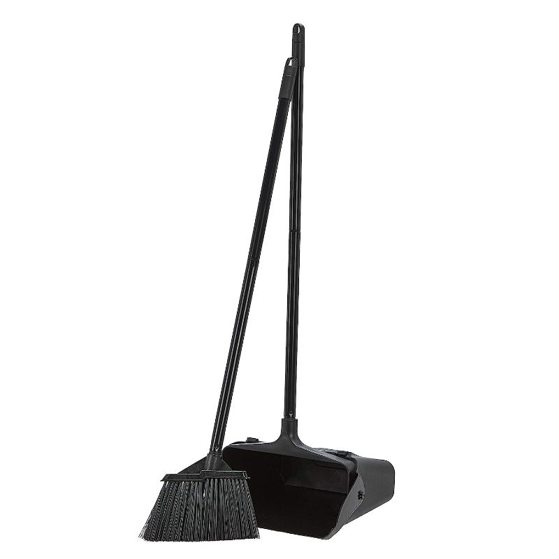 Photo 1 of AmazonCommercial Sectional Handle Upright Lobby Dust Pan & Broom Set 