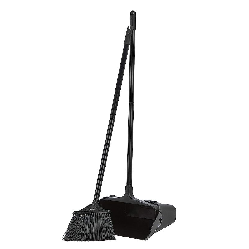 Photo 2 of AmazonCommercial Sectional Handle Upright Lobby Dust Pan & Broom Set 