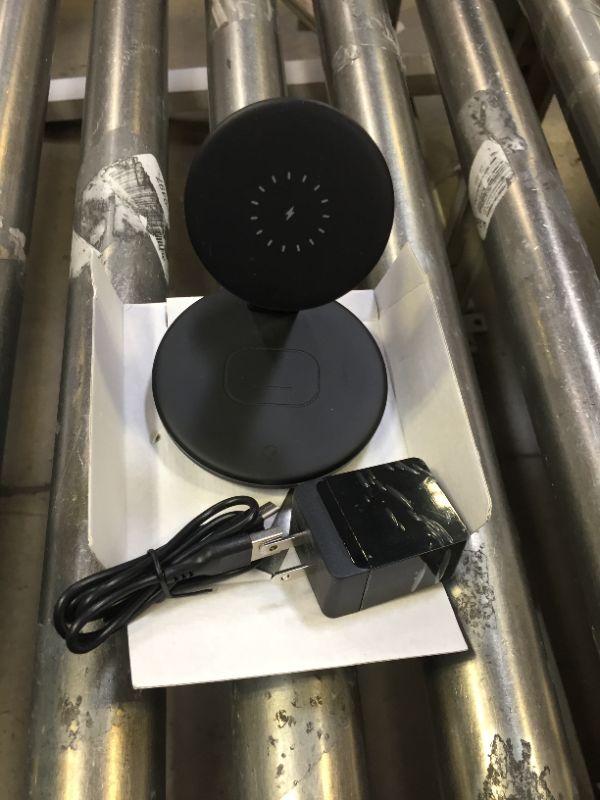 Photo 1 of Magnetic Wireless Charger 3 in 1, PEXXUS 15W Fast Mag-Safe Charger Stand Wireless Charging Station for iPhone 14 13 12 Pro/Max/Mini,AirPods Pro/3/2, Apple Watch 7/6/SE/5/4/3/2(QC3.0 Adapter Included) Black new