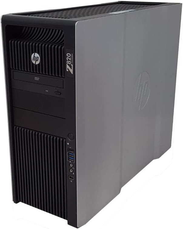 Photo 1 of HP Z820 Workstation Intel Xeon 16 Core 2.6GHz 128GB RAM 500GB Solid State Drive + 2TB Hard Drive Dual NVIDIA Quadro FX 3800 Graphics CD/DVDRW Windows 10 Pro 64-bit (Renewed)
