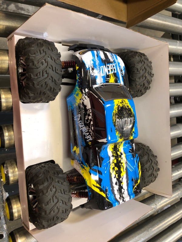 Photo 3 of LAEGENDARY Fast RC Cars for Adults and Kids - 4x4, Off-Road Remote Control Car - Battery-Powered, Hobby Grade, Waterproof Monster RC Truck - Toys and Gifts for Boys, Girls and Teens Blue - Yellow Blue Yellow Up to 31 mph
DIRTY , HAS DIRT****