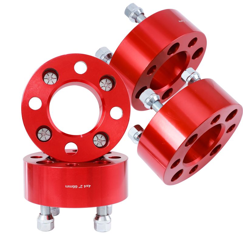 Photo 1 of  4PCS WHEEL Spacers  RED 2 INCH. FOR 2019-2020-2021