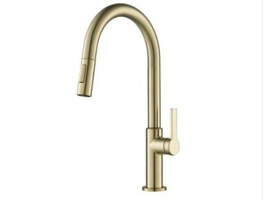 Photo 1 of Kraus KPF-2820SFACB Oletto Single Handle Pull-Down Kitchen Faucet, Antique