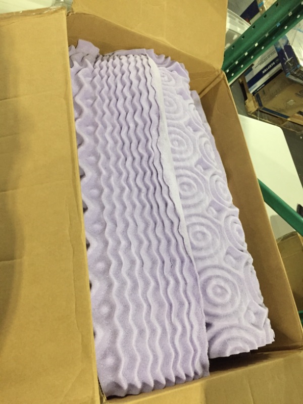 Photo 2 of 5" 5' X 3" 1' P MULTIPLE PURPLE MATRESS TOPPERS 