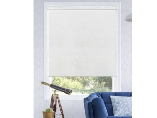 Photo 1 of Chicology Cordless Roller Shade, White, 66X72