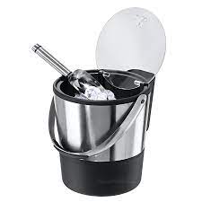 Photo 1 of [PARTS ONLY] Oggi Insulated Ice Bucket, 4 Quart / 3.8 L, Stainless Steel, Black