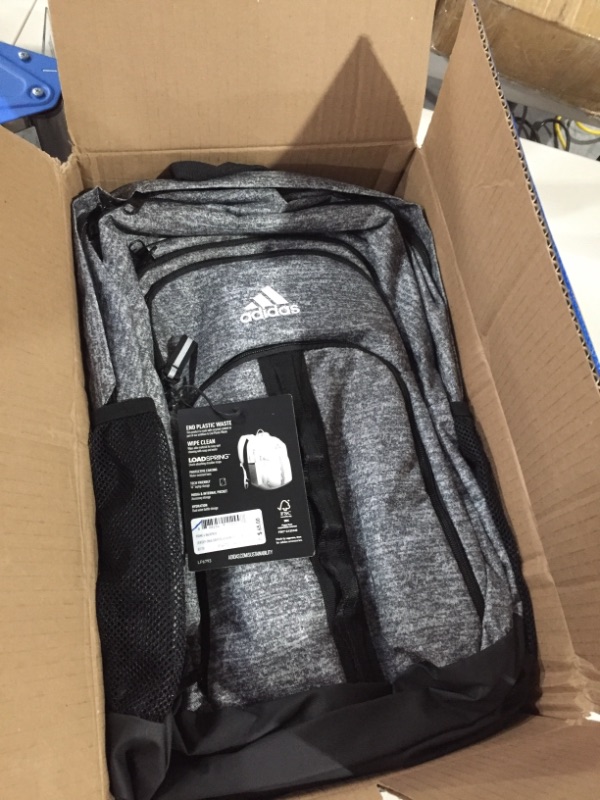 Photo 2 of adidas Prime 6 Backpack, Jersey Onix Grey/Black/White, One Size One Size Jersey Onix Grey/Black/White