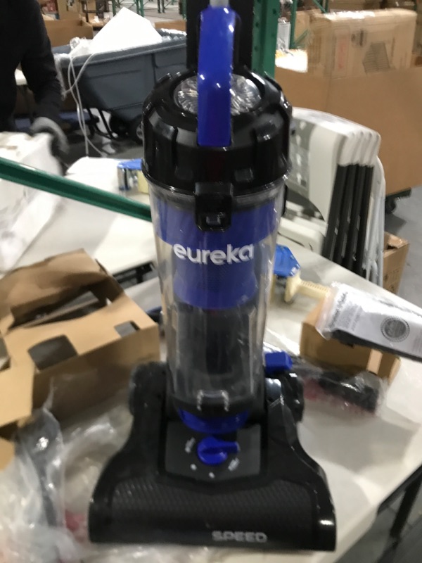 Photo 2 of Eureka Lightweight Powerful Upright Vacuum Cleaner for Carpet and Hard Floor, PowerSpeed, New Model Blue,black/New Model Vacuum Cleaner1010680179
