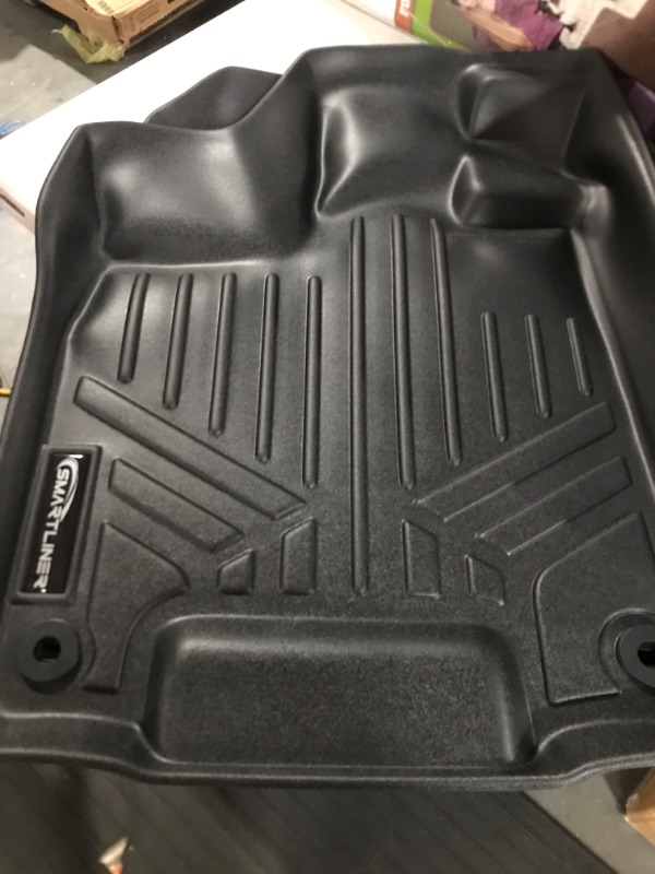 Photo 3 of SMARTLINER Custom Fit First Row (1 PCE) Floor Mat Liners Compatible with 2020-2023 Ford Transit w/ Vinyl Flooring (No Transit Connect)