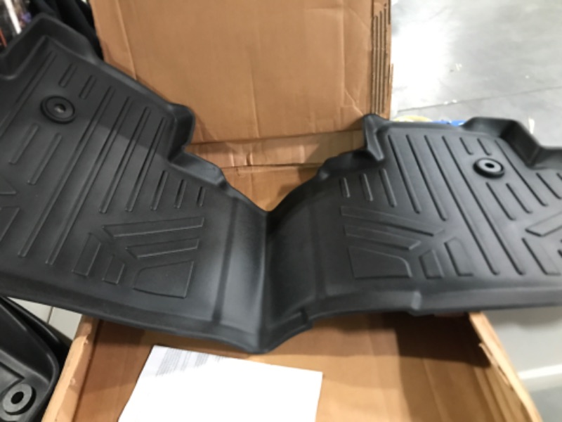 Photo 2 of SMARTLINER Custom Fit First Row (1 PCE) Floor Mat Liners Compatible with 2020-2023 Ford Transit w/ Vinyl Flooring (No Transit Connect)