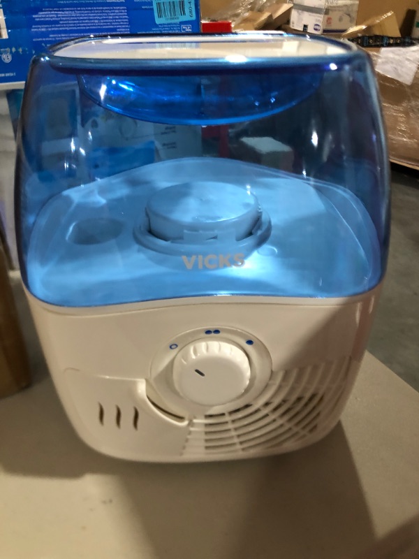 Photo 2 of Vicks Filtered Cool Mist Humidifier, Medium Room, 1.1 Gallon Tank - Humidifier for Baby and Kids Rooms, Bedrooms and More, Works with Vicks VapoPads