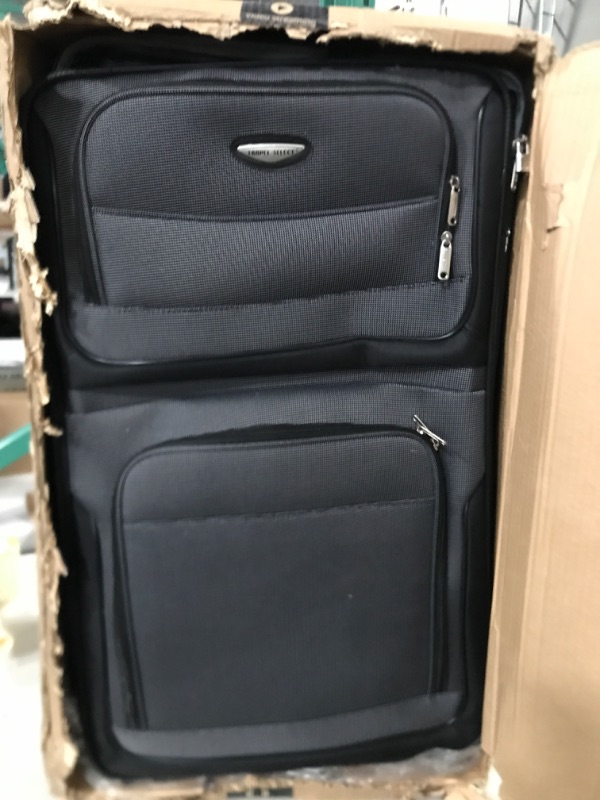 Photo 1 of *USED* Travel Select Amsterdam Expandable Rolling Upright Luggage, Navy, 4-Piece Set 4-Piece Set (15/21/25/29) Navy