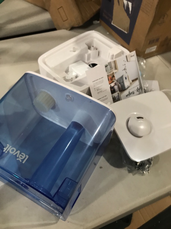 Photo 2 of **USED**LEVOIT Humidifiers, Blue & Humidifiers for Bedroom Large Room Home, Smart Wifi Alexa Control, 6L Top Fill Cool Mist for Baby and Plants, Ultrasonic, Essential Oil Diffuser, Gray
