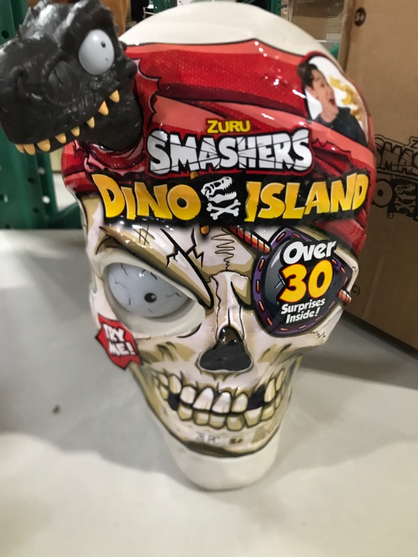 Photo 2 of Smashers Dino Island Giant Skull by ZURU - Includes 30+ Surprises, Kids Toys Filled with Mini Dinosaur Toys, Slime, Sand , Eggs, Figurines and More (T-Rex), Ages 5+ T-rex Giant