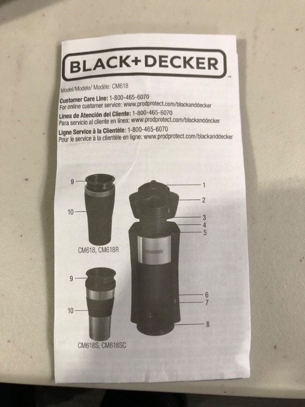 Photo 8 of Black & Decker Single Serve Coffee Maker - - Black & Decker