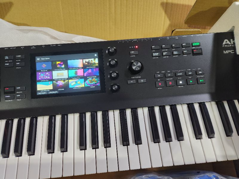 Photo 4 of **SEE NOTES** AKAI Professional MPC Key 61 - Standalone Music Production Synthesizer Keyboard with Touch Screen, 16 Drum Pads, 20+ Sound Engines, Semi Weighted Keys MPC Key 61 MPC Only