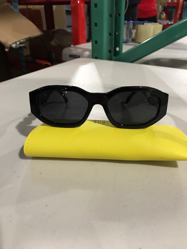 Photo 3 of *Black* mosanana 2021 Trendy Irregular Sunglasses for Women Men Model-TRACER 