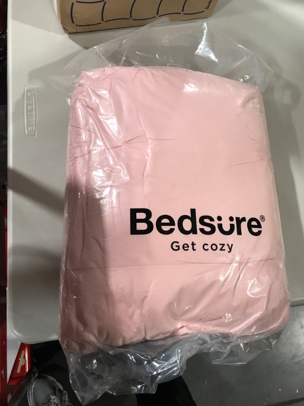 Photo 3 of BEDSURE Pink Comforter Set Full - Bedding Sets Full 8 Pieces, Bed in a Bag Pink Bed Set with Comforters, Sheets & Skirt, Pillowcases & Shams,Adult & Kids Bedding