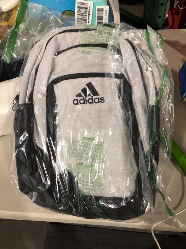 Photo 2 of adidas Excel 6 Backpack, Jersey White/Black FW21, One Size One Size Jersey White/Black Fw21