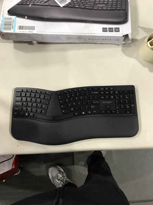 Photo 2 of Kensington Pro Fit Ergonomic Wireless Keyboard - Black (K75401US)