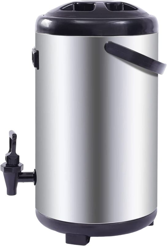 Photo 1 of **NOT FUNCTIONAL PARTS ONLYONENUSYON 8L Stainless Steel Insulated Beverage Dispenser  *White* 