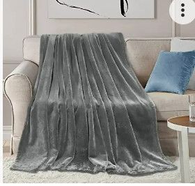 Photo 1 of Comaza Flannel Fleece Throw Blanket- Lightweight Extra Soft & Cozy Bed Blanket Microfiber Flannel Fuzzy Blanket 