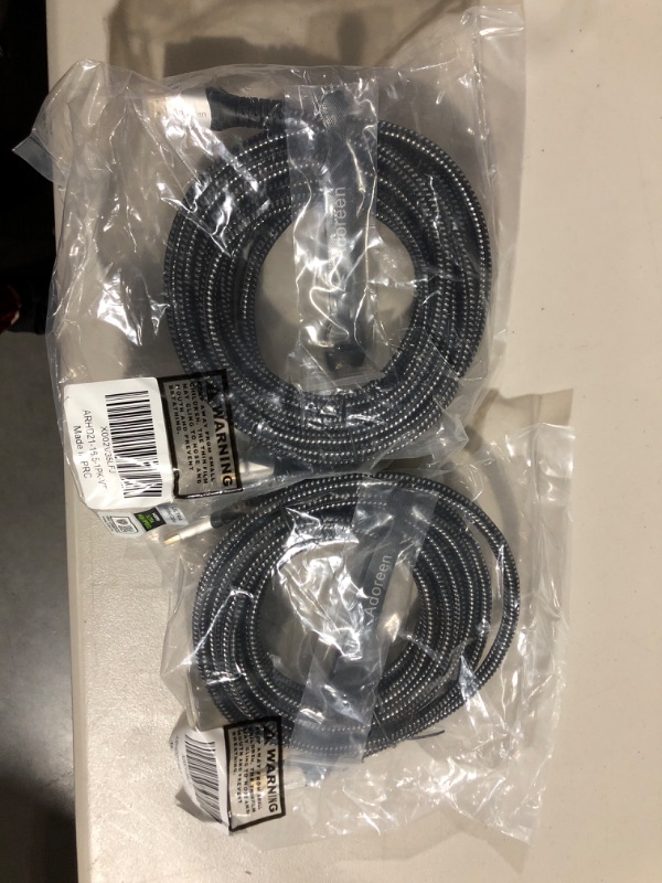 Photo 2 of SET OF TWO***8K HDMI 2.1 Cable (Certified) 16.5 feet,Adoreen 48Gbps Braided HDMI Cord(1.5ft to 16.5ft) for 8K@60Hz 4K@120Hz 2K 1080P, Dynamic HDR, eARC HDCP2.2 Compatible PS5,PS4,Xbox,HD TV with 5 Cable Ties(5m) 16.5ft-1PK