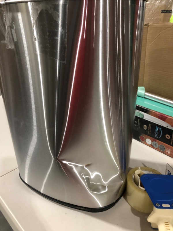 Photo 2 of iTouchless 13 Gallon SensorCan Touchless Trash Can with Odor-Absorbing Filter