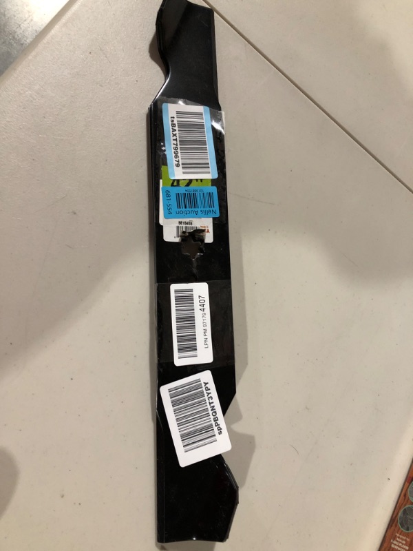 Photo 2 of MaxPower 561548B 2-Blade Set for 42 Inch Cut MTD/Cub Cadet/Troy Bilt Replaces 42-04126, 742-04308, 742-0616 and Many Others, OEM #'s