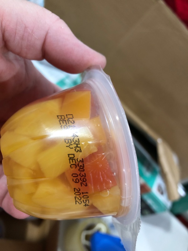 Photo 2 of dole tropical fruit cups expire on dec 9 2022