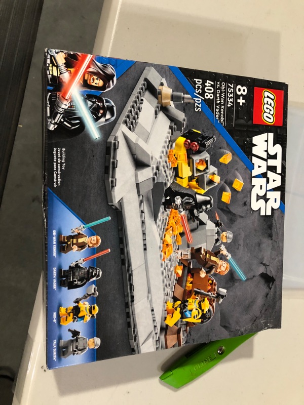 Photo 2 of LEGO Star Wars OBI-Wan Kenobi vs. Darth Vader 75334 Building Toy Set for Kids, Boys, and Girls Ages 8+ (408 Pieces)