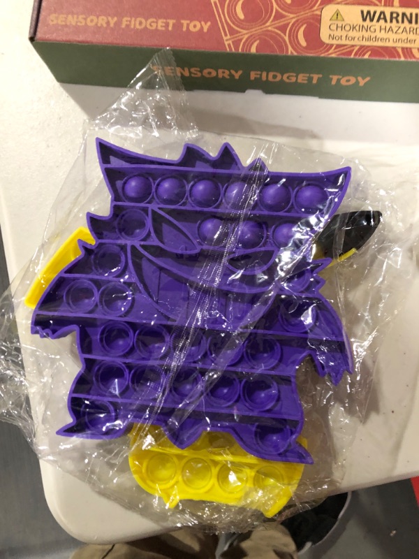 Photo 3 of 2Pack Push Pop Fidget Toy, Stress Relieving Tie Dye Popper Fidget Toys